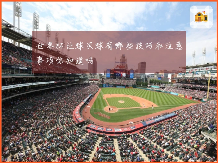 世界杯让球买球有哪些技巧和注意事项你知道吗
