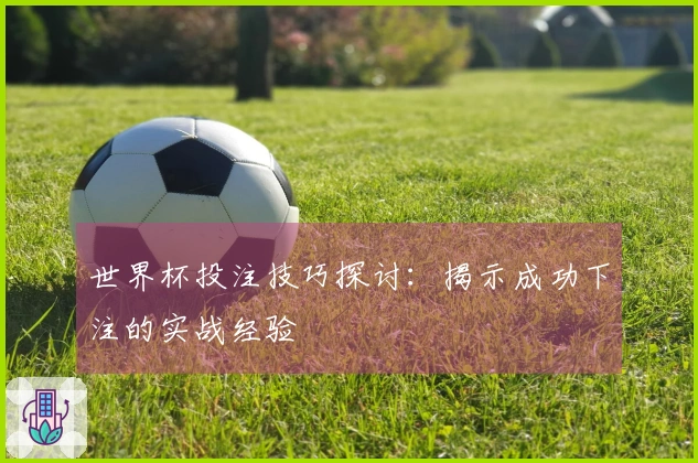 世界杯投注技巧探讨：揭示成功下注的实战经验